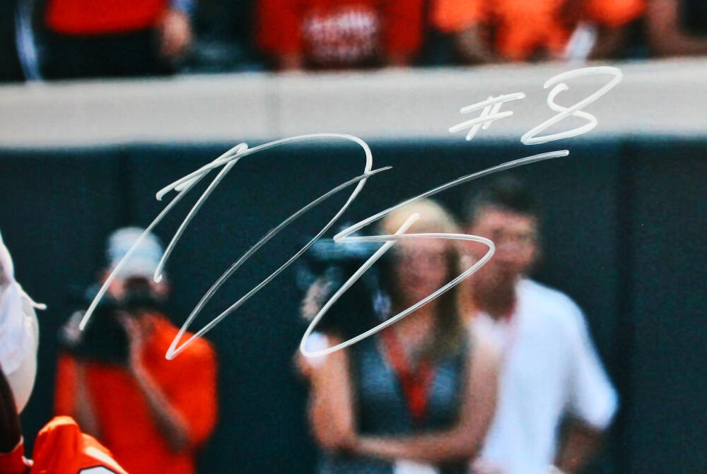 AJ Green Autographed Georgia Bulldogs 16x20 Leap Photo-Beckett W Hologram *White