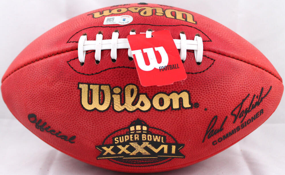 John Lynch Autographed NFL SB 37 Duke Football-Beckett W Hologram *Silver