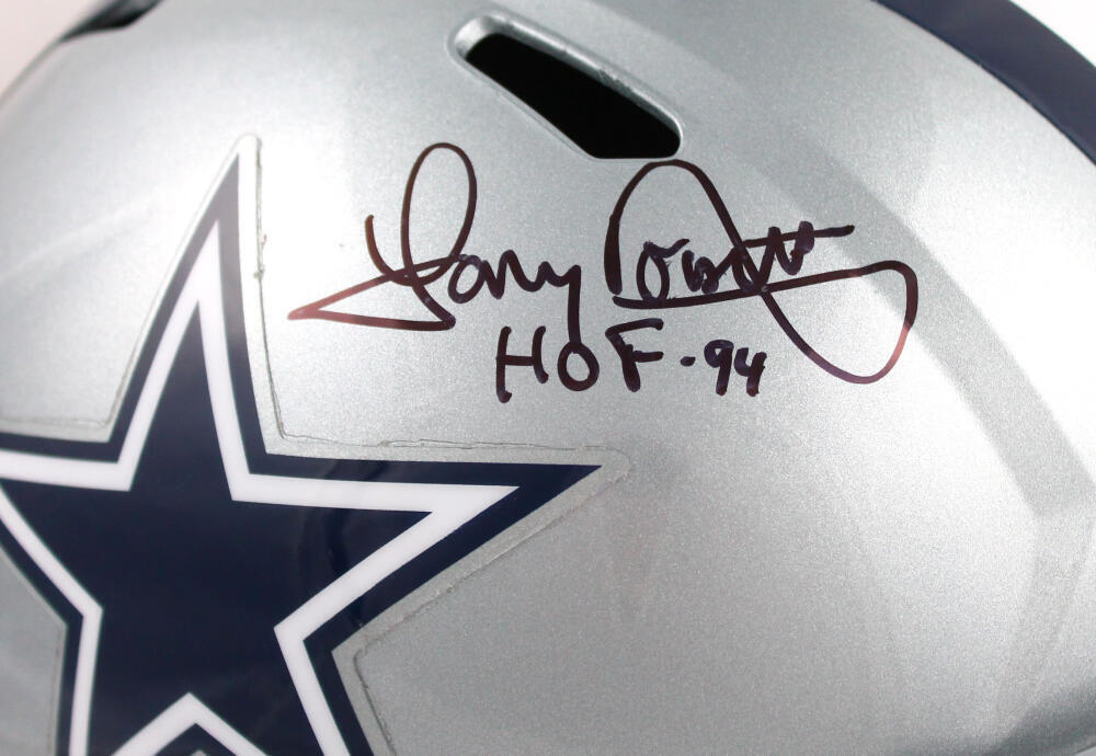 Tony Dorsett Autographed Dallas Cowboys F/S Speed Helmet w/HOF-Beckett W Holo