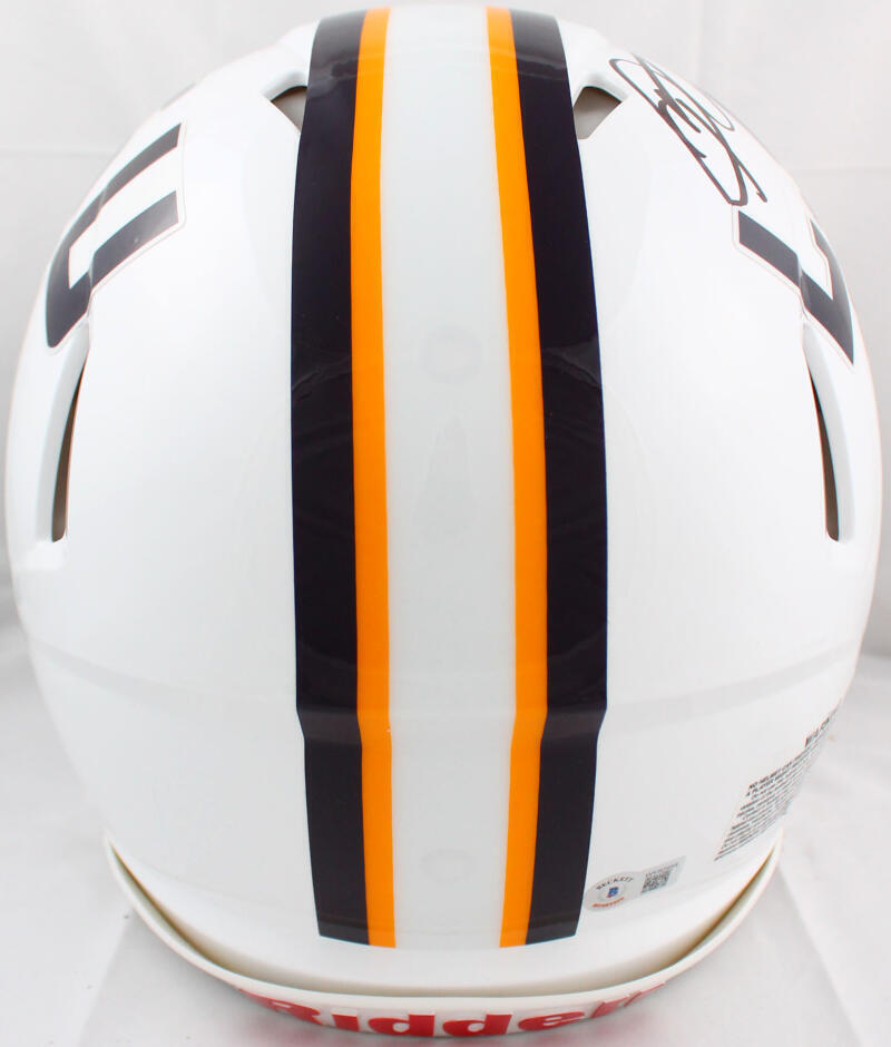 Odell Beckham Jr. Signed LSU F/S White Speed Authentic Helmet-Beckett W Hologram