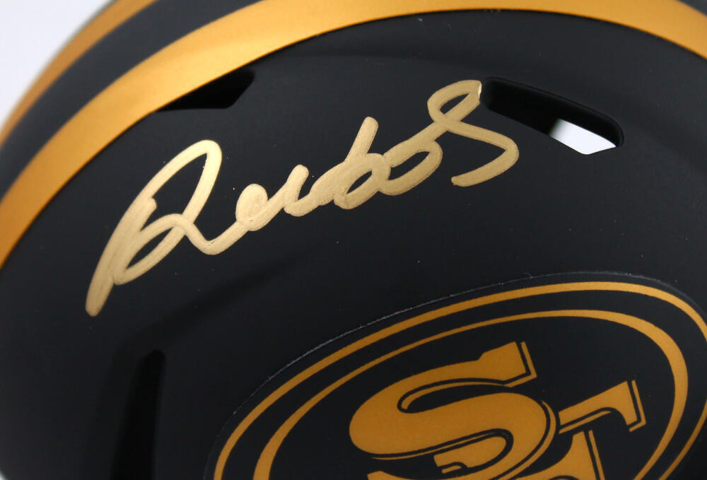 Deebo Samuel Autographed San Francisco 49ers Eclipse Speed Mini Helmet - JSA