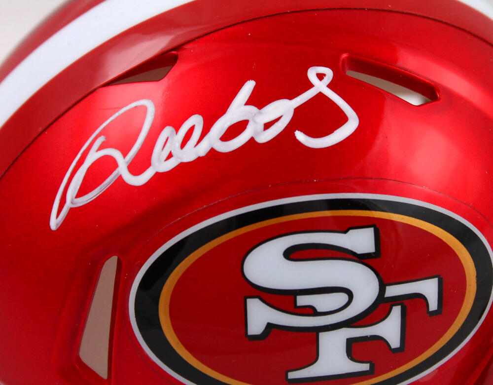 Deebo Samuel Autographed San Francisco 49ers Flash Speed Mini Helmet- JSA *White