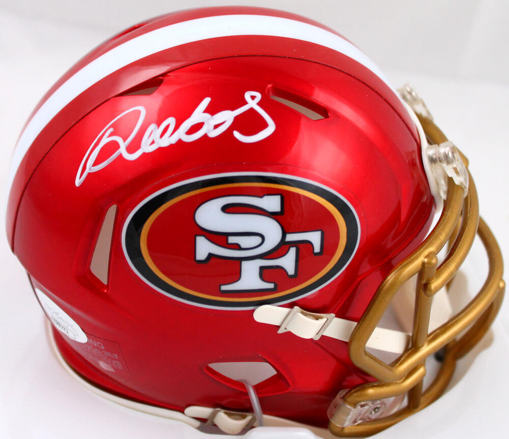 Deebo Samuel Autographed San Francisco 49ers Flash Speed Mini Helmet- JSA *White