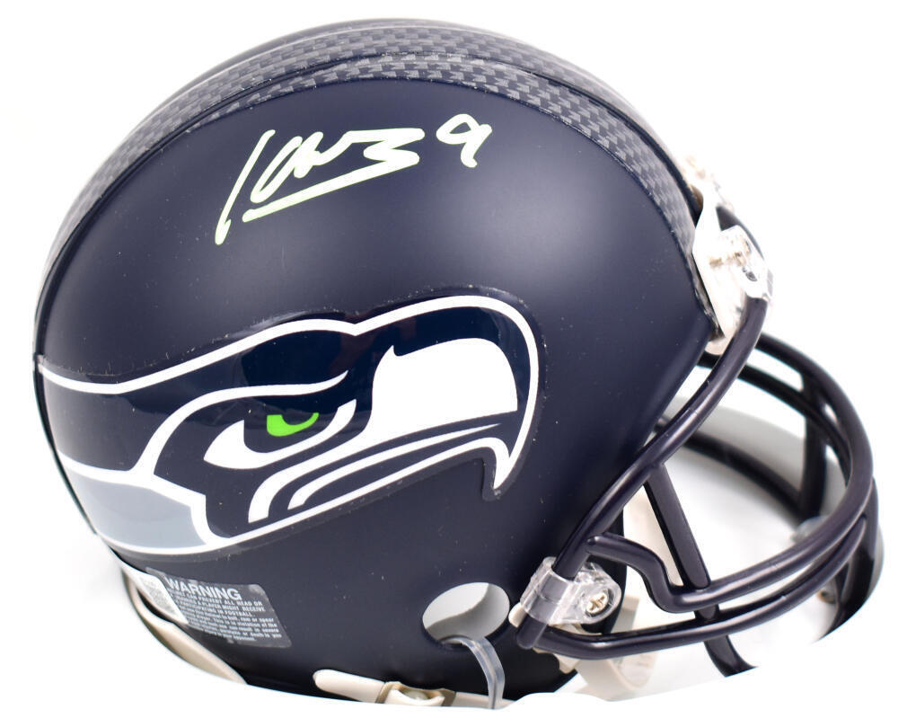 Kenneth Walker III Autographed Seattle Seahawks Mini Helmet-Beckett W Hologram