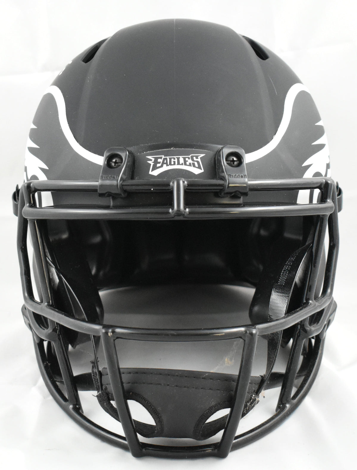 Eagles QB's Autographed Eagles F/S Eclipse Speed Authentic Helmet - Beckett W