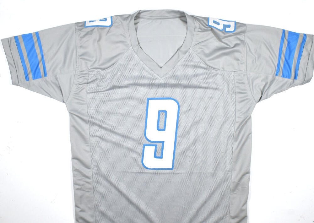 Jameson Williams Autographed Grey Pro Style Jersey- Beckett W Hologram *Black