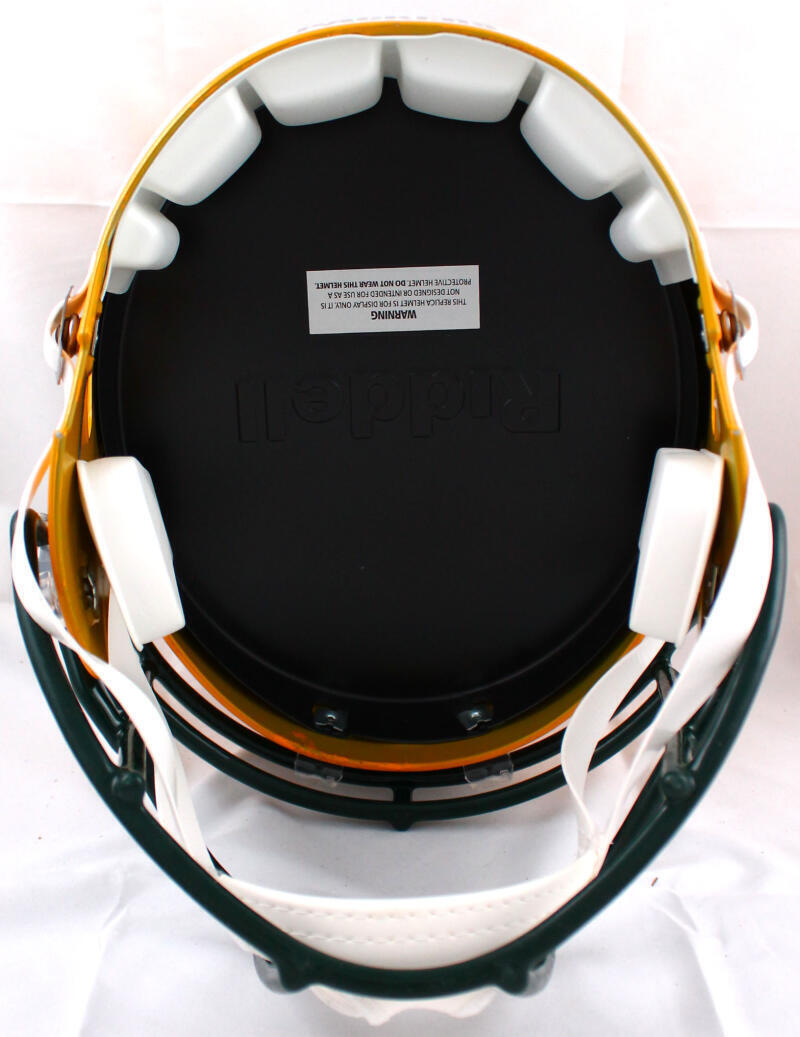 Christian Watson Autographed Green Bay Packers F/S Speed Helmet-Beckett W Holo