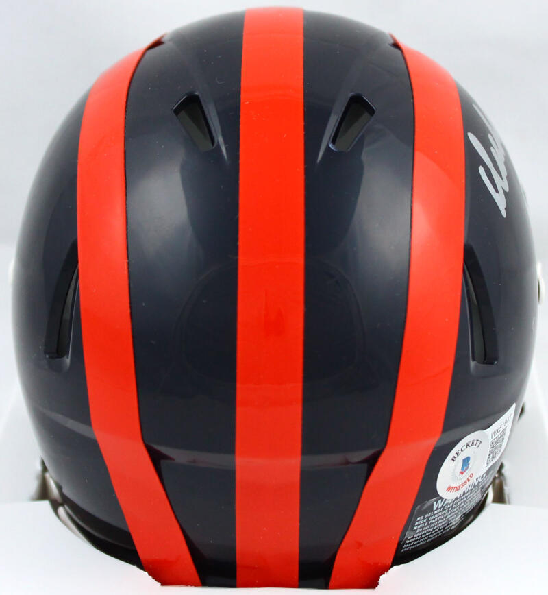 Dick Butkus Signed Chicago Bears 1936 Tribute Speed Mini Helmet - Beckett W Holo