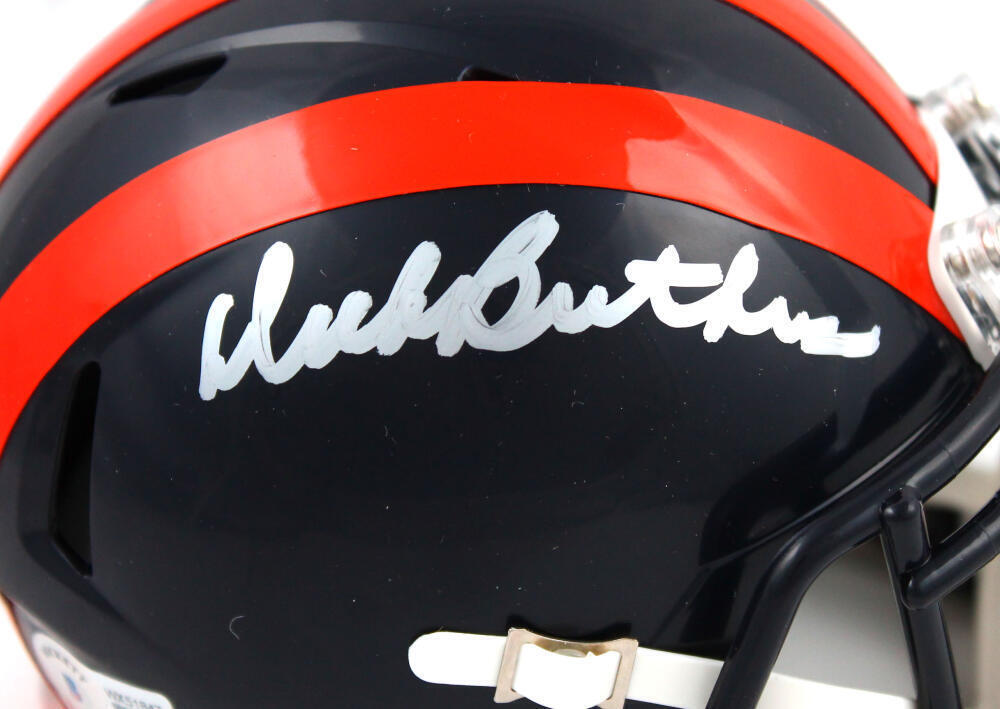 Dick Butkus Signed Chicago Bears 1936 Tribute Speed Mini Helmet - Beckett W Holo