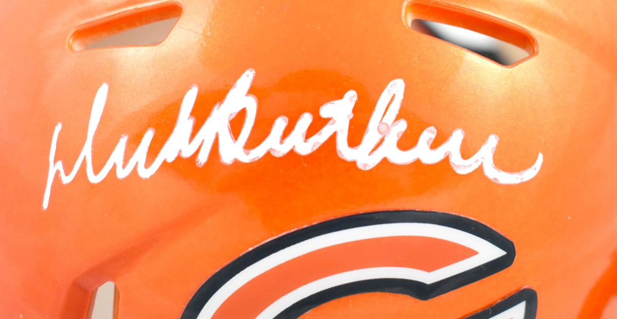 Dick Butkus Autographed Chicago Bears Flash Speed Mini Helmet - Beckett W Holo