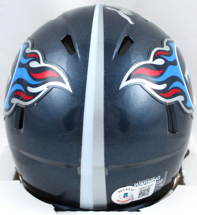 Treylon Burks Signed Tennessee Titans Speed Mini Helmet-Beckett W Hologram