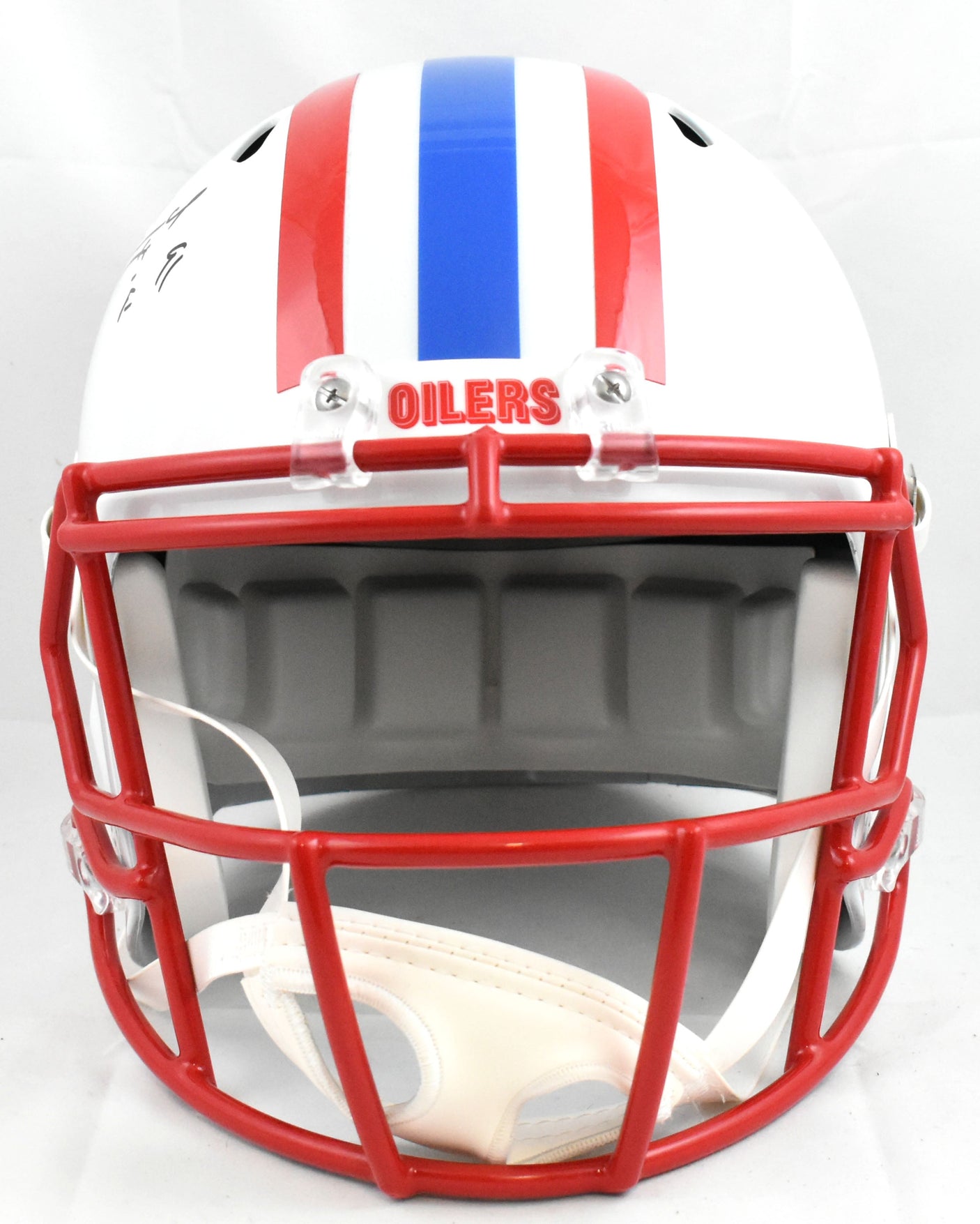 Earl Campbell Signed Houston Oilers F/S 81-96 Speed Helmet w/HOF- Beckett W Holo