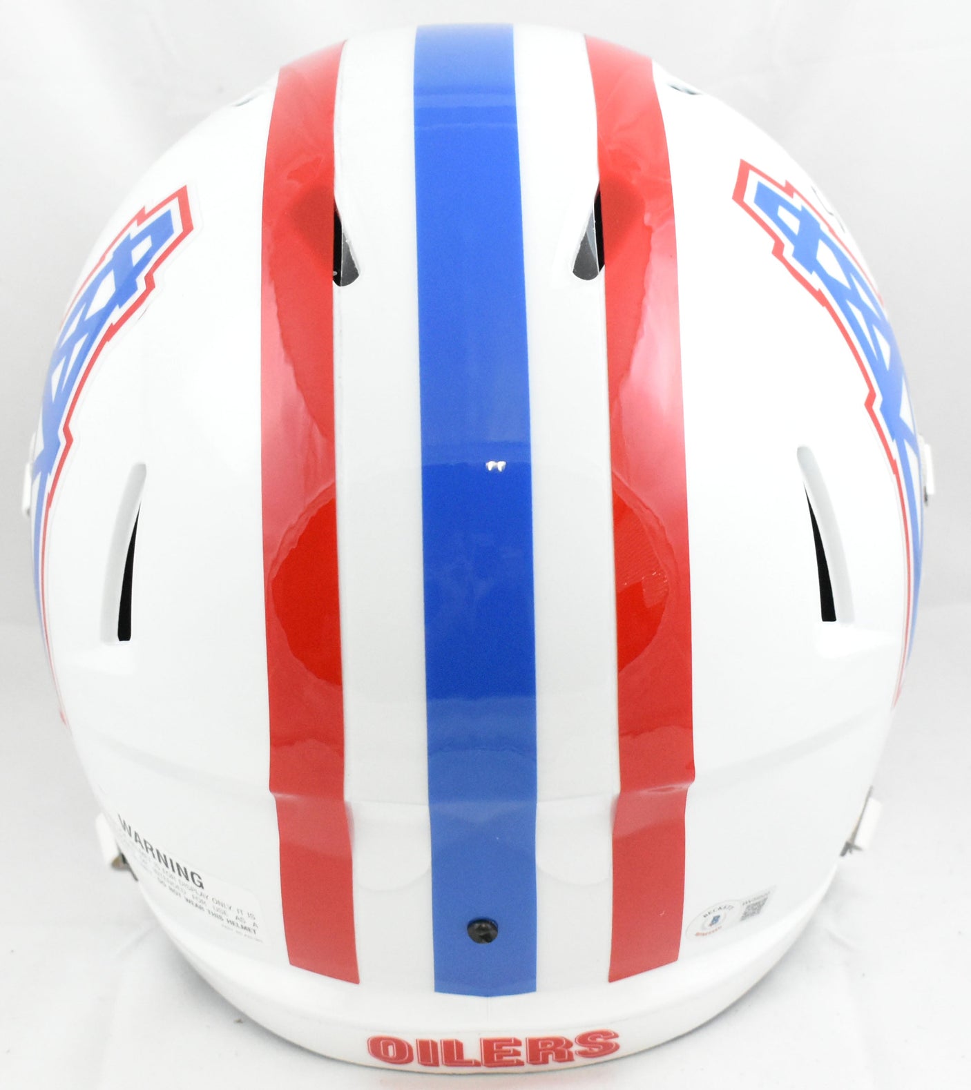 Earl Campbell Signed Houston Oilers F/S 81-96 Speed Helmet w/HOF- Beckett W Holo