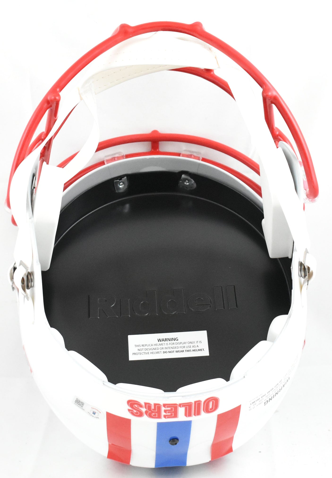 Earl Campbell Signed Houston Oilers F/S 81-96 Speed Helmet w/HOF- Beckett W Holo