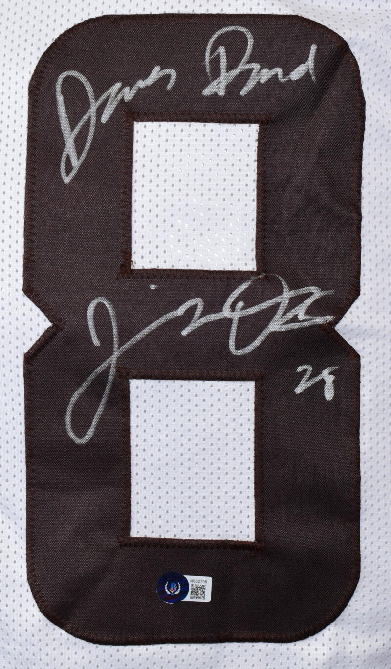 Jeremiah Owusu-Koramoah Signed White Pro Style Jersey w/Dawg Pound- BAW Holo