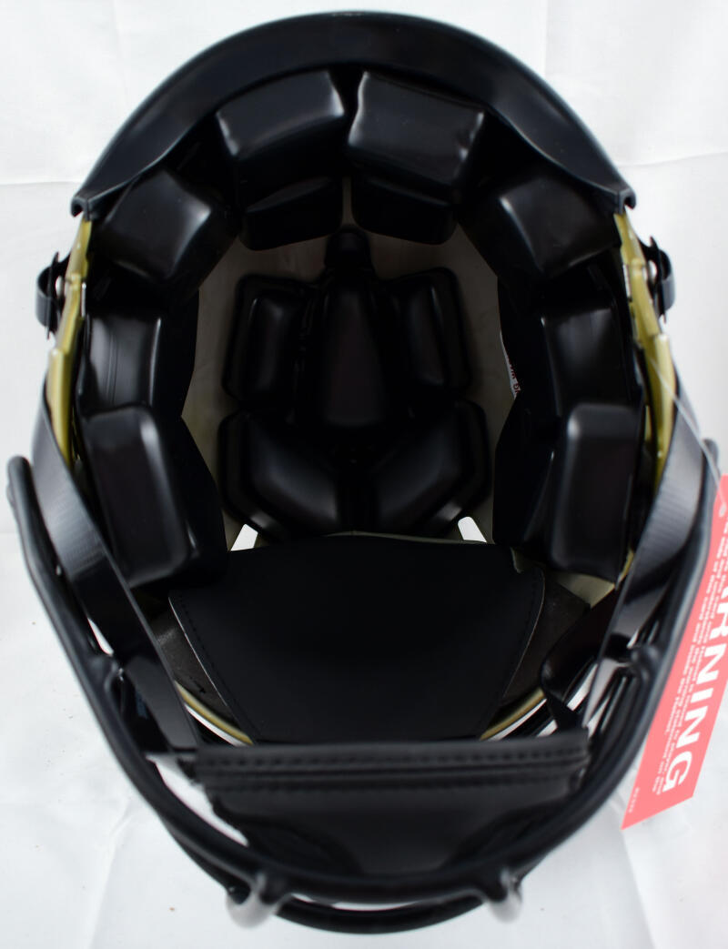 Deion Sanders Signed Cowboys F/S Salute to Service Speed Authentic Helmet- BAW