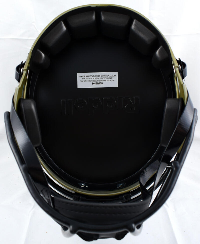 Deion Sanders Signed 49ers F/S Salute to Service Speed Helmet-Beckett W Hologram