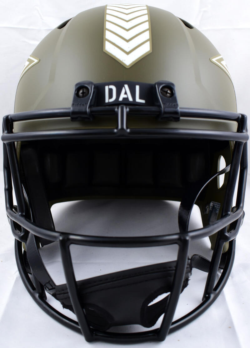 Deion Sanders Signed Cowboys F/S Salute to Service Speed Helmet-Beckett W Holo