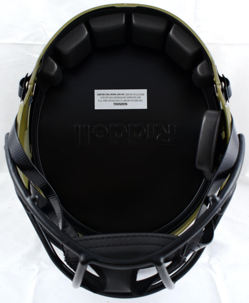 Deion Sanders Signed Cowboys F/S Salute to Service Speed Helmet-Beckett W Holo