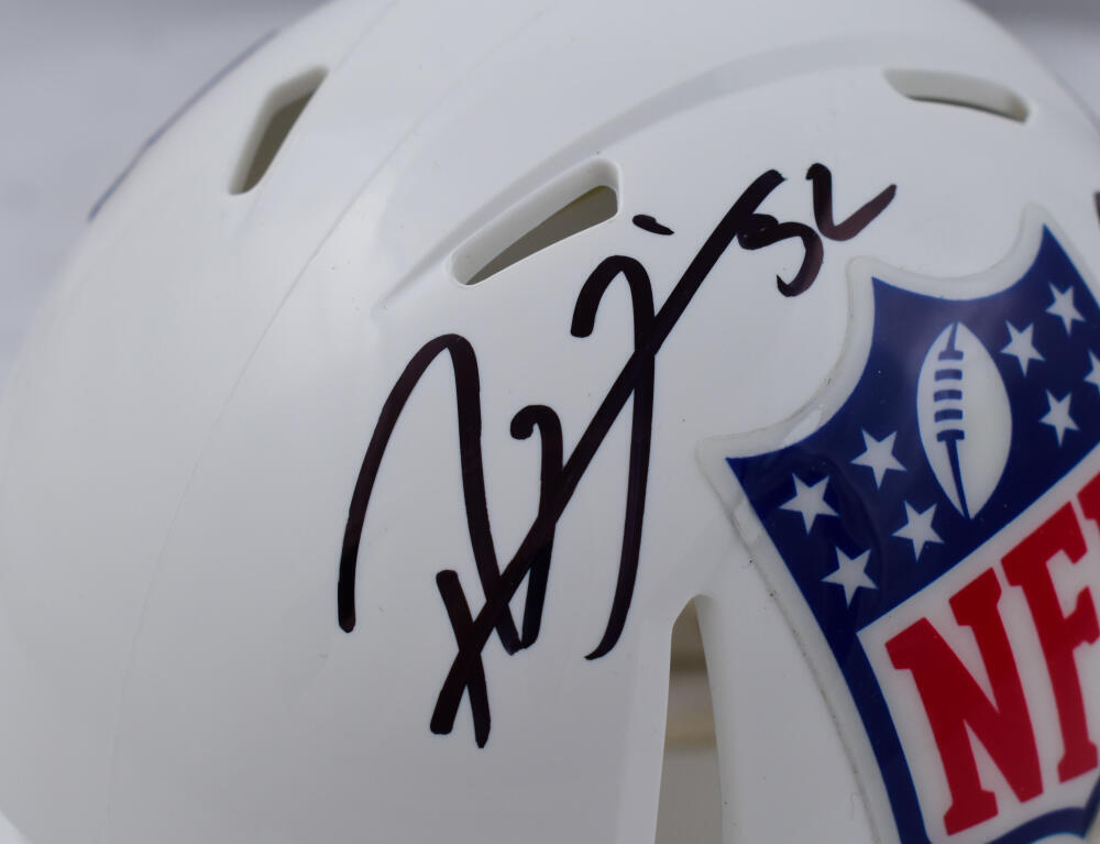 Ray Lewis Lawrence Taylor Autographed NFL Speed Mini Helmet-Beckett W Hologram