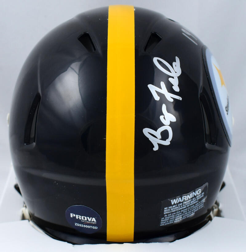 Barry Foster Signed Pittsburgh Steelers Speed Mini Helmet w/92 All Pro-Prova