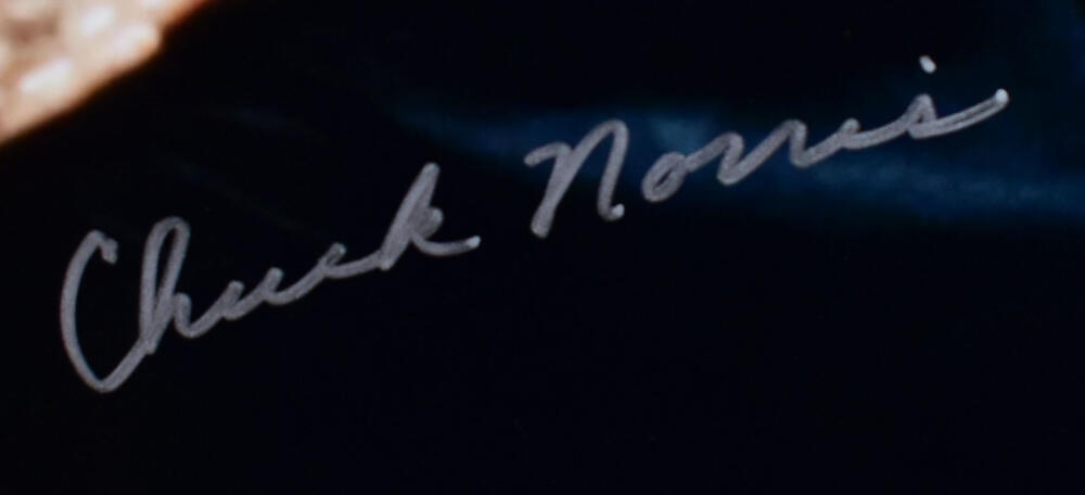 Chuck Norris Autographed 16x20 The Way of the Dragon Photo- JSA W *Silver