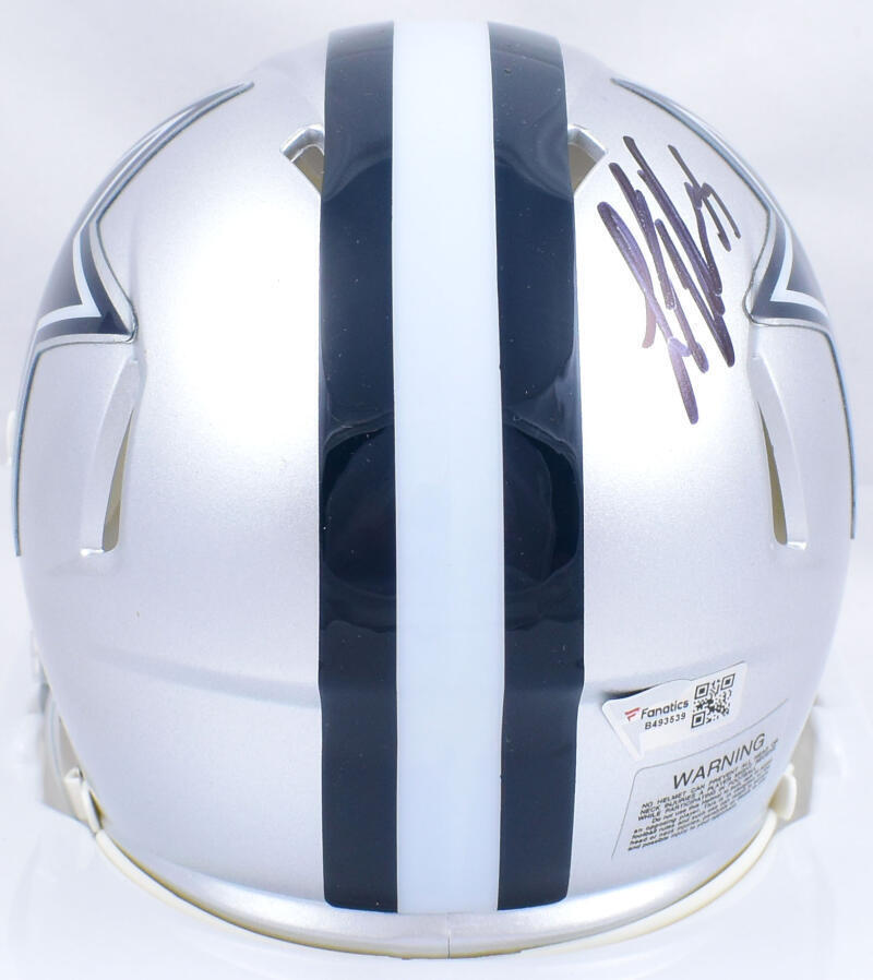 Leighton Vander Esch Autographed Dallas Cowboys Speed Mini Helmet- Fanatics