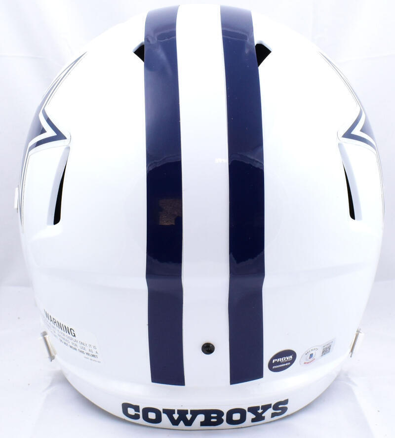 Emmitt Smith Autographed F/S Dallas Cowboys ALT 22 Speed Helmet-Beckett W Holo