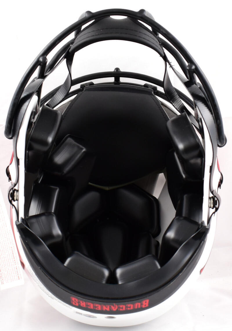 Warren Sapp Signed Buccaneers F/S Lunar Speed Authentic Helmet w/4 ins.-Beckett