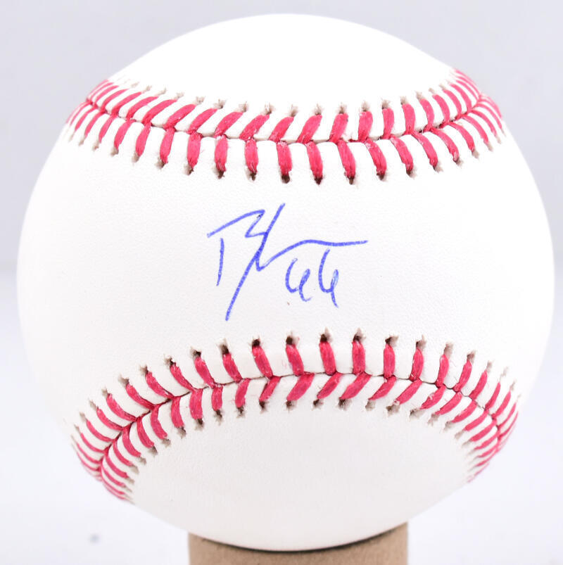 Bryan Abreu Autographed Rawlings OML Baseball - Tristar *Blue