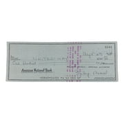 Stan Musial St. Louis Cardinals Signed Bank Check #5543 BAS - Sports Integrity