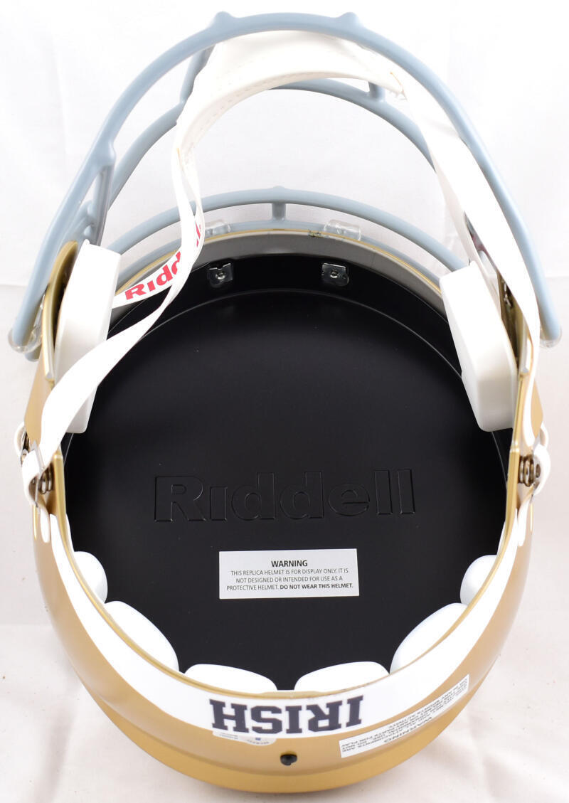 Michael Mayer Signed Notre Dame F/S Speed Helmet w/Play Like a Champ-Beckett W