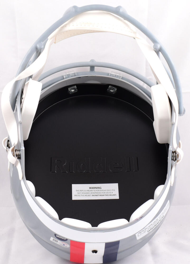 Emmitt Smith Autographed F/S Dallas Cowboys 1976 Speed Helmet-Beckett W Hologram