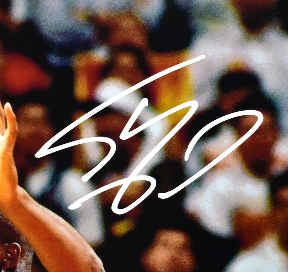 Hakeem Olajuwon Shaquille O'Neal Autographed 16x20 Photo #2- Beckett W Hologram