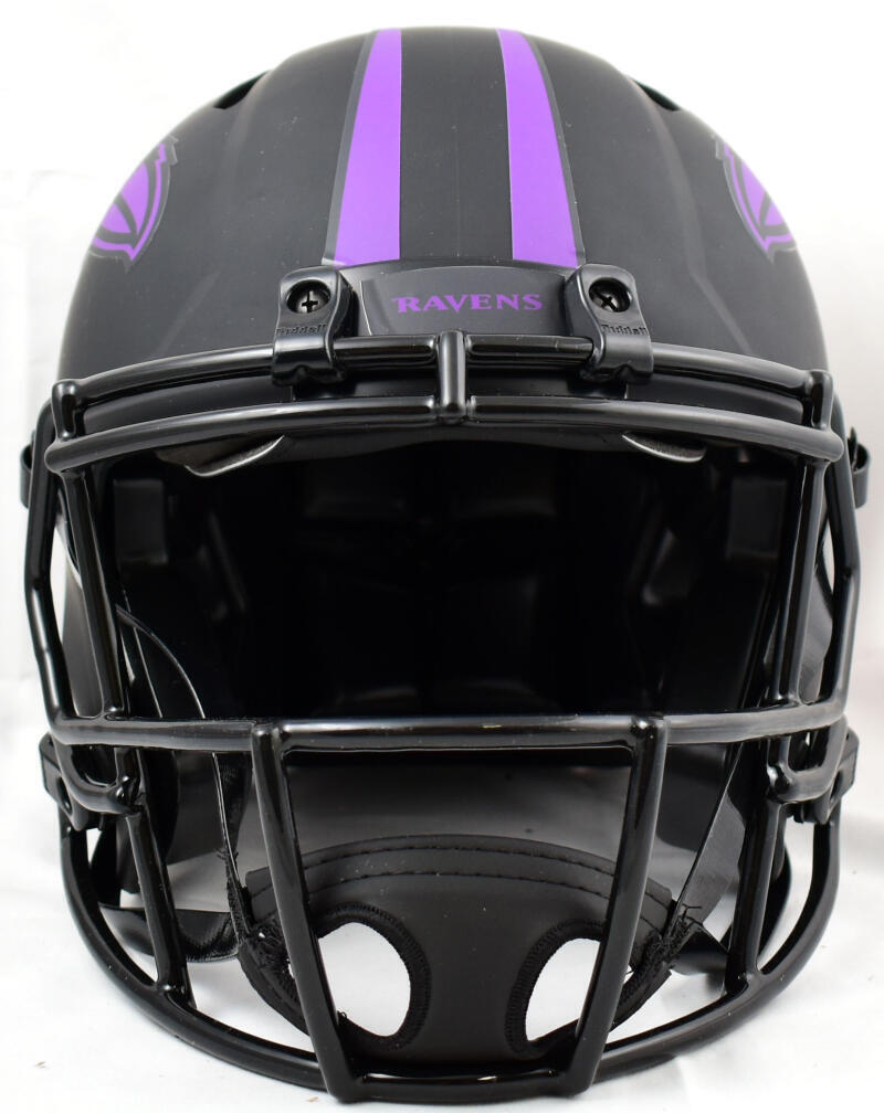 Ray Lewis Autographed Ravens F/S Eclipse Speed Authentic Helmet-Beckett W Holo