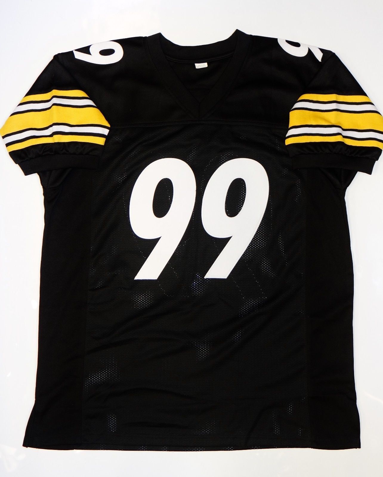 Brett Keisel Autographed Pro Style Black Jersey with JSA W Authentication