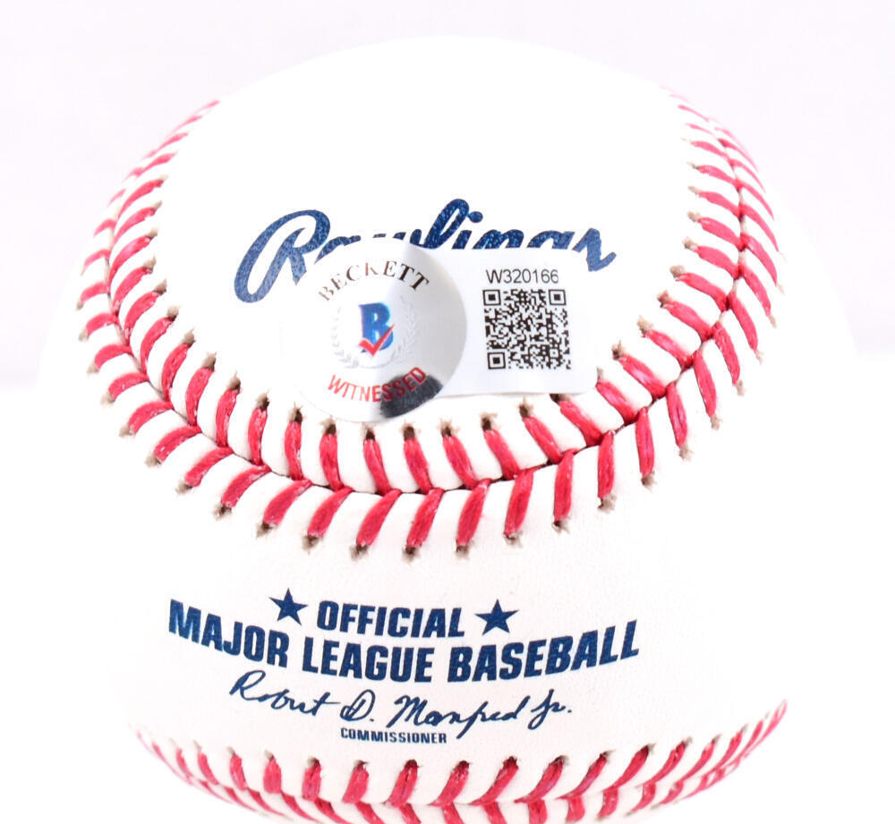 Willie Randolph Signed Rawlings OML Baseball w/96,98,99,00 WS Champs- Beckett W