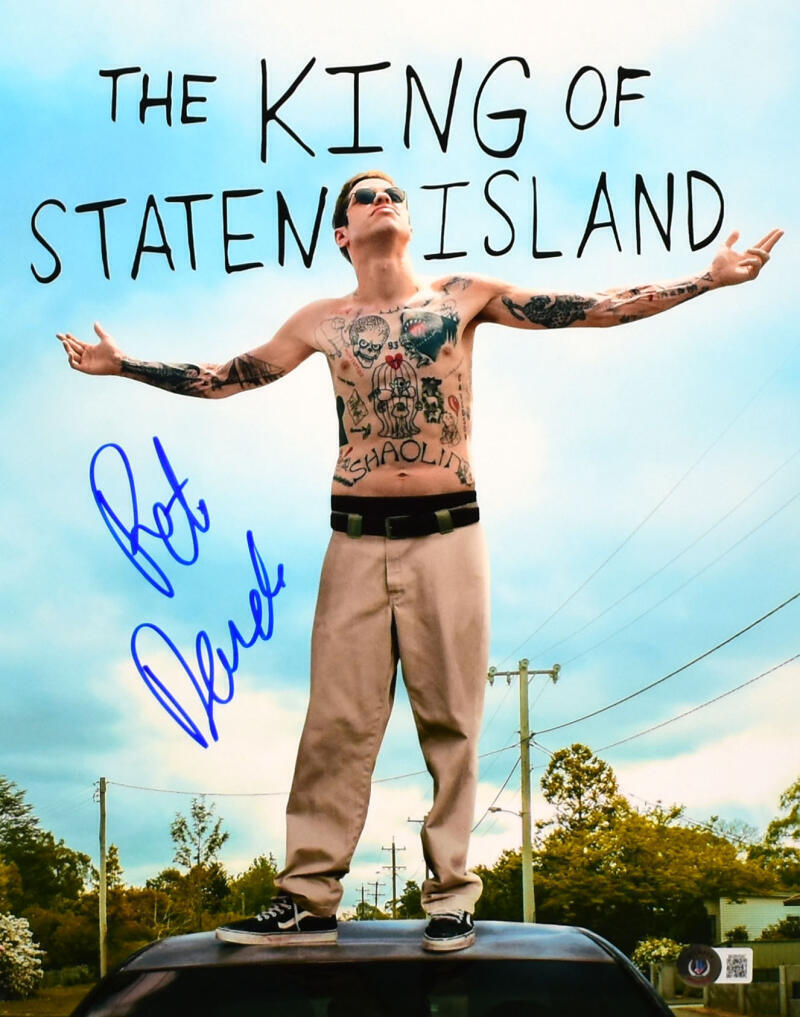 Pete Davidson Autographed 11x14 The King of Staten Island -Beckett W Hologram