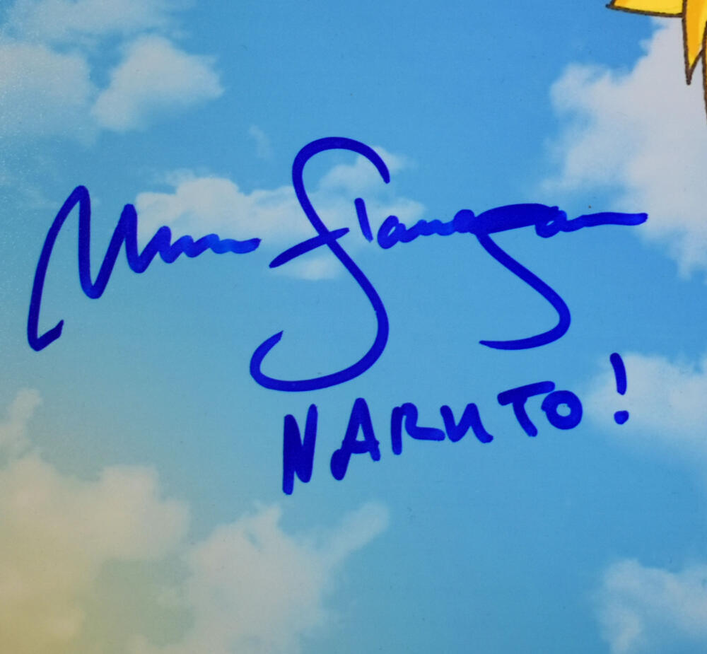 Maile Flanagan Autographed 8X10 Naruto Photo -Beckett W Hologram *Blue