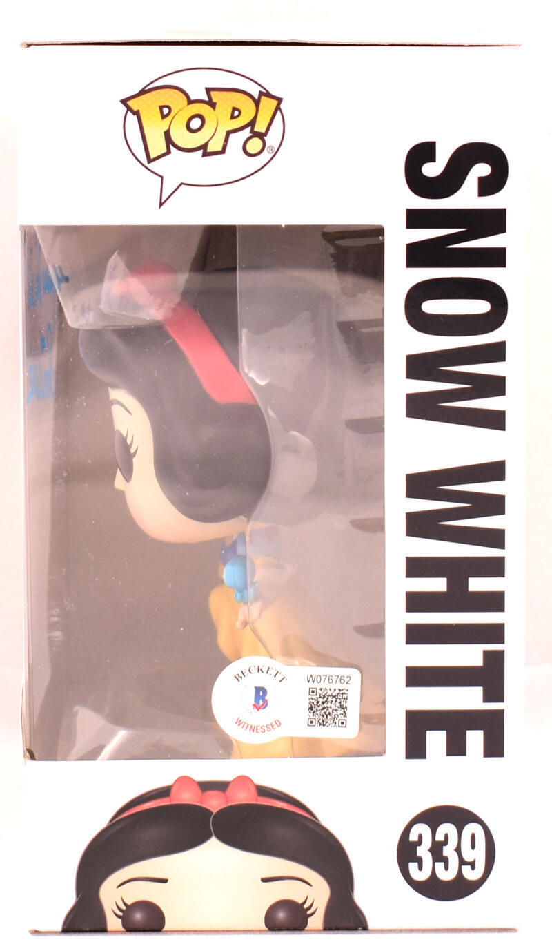 Katherine Von Till Autographed Snow White Funko Pop Figurine #339-Beckett W Holo
