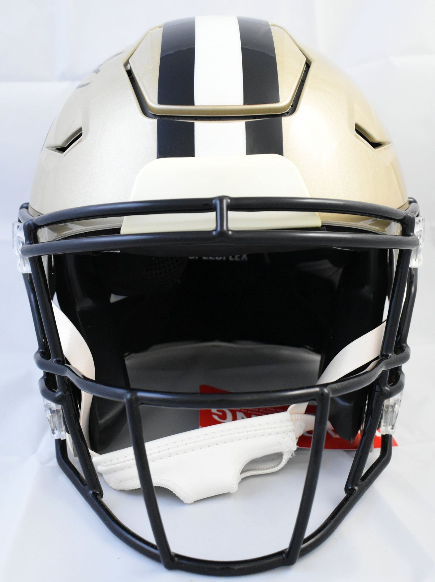 Derek Carr Autographed New Orleans Saints F/S Speedflex Helmet - Beckett W Holo