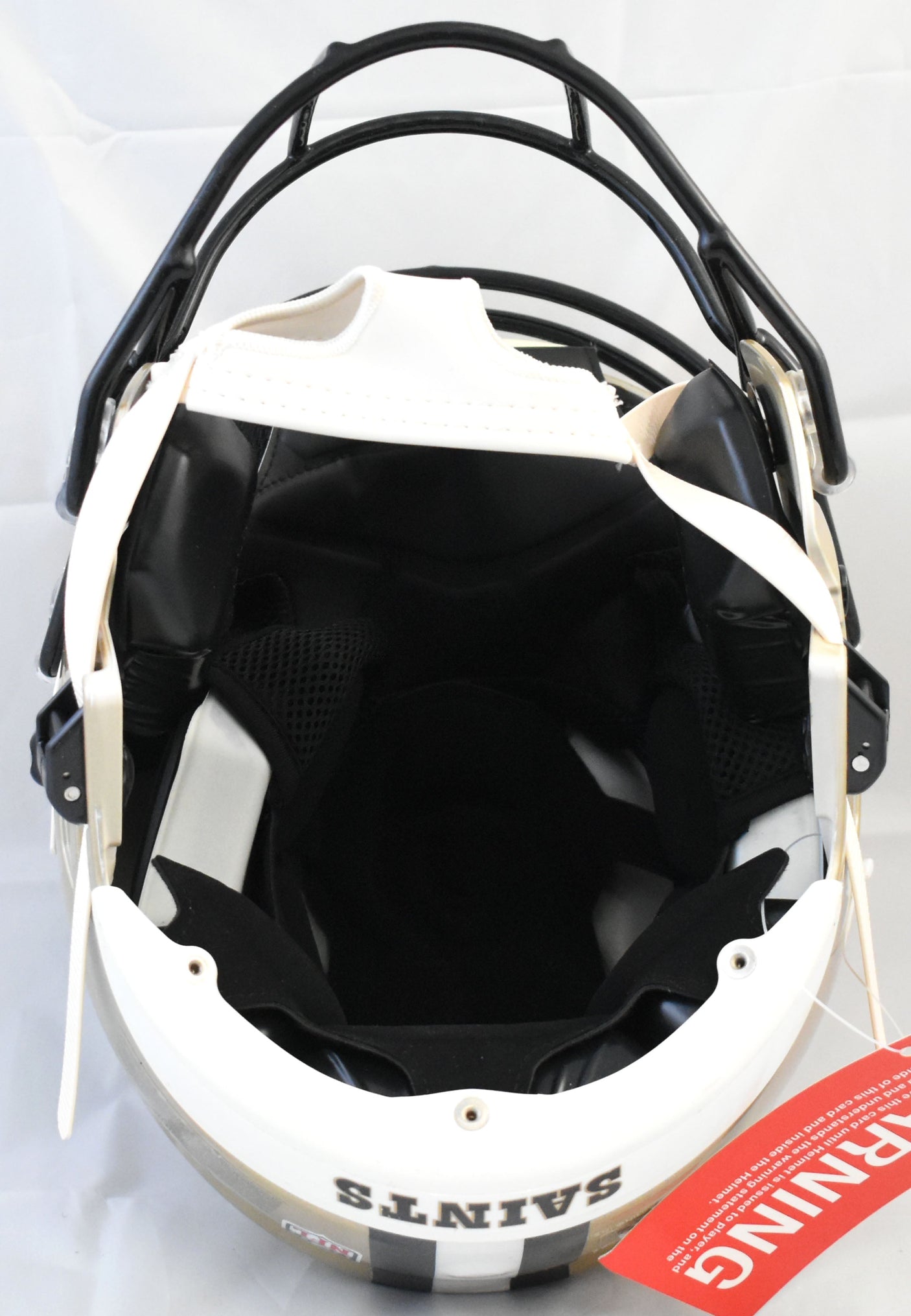 Derek Carr Autographed New Orleans Saints F/S Speedflex Helmet - Beckett W Holo