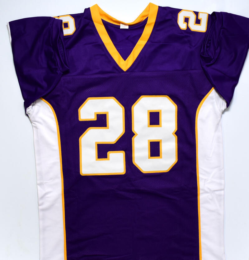 Adrian Peterson Signed Purple Pro Style Jersey w/2 inscriptions- Beckett W Holo