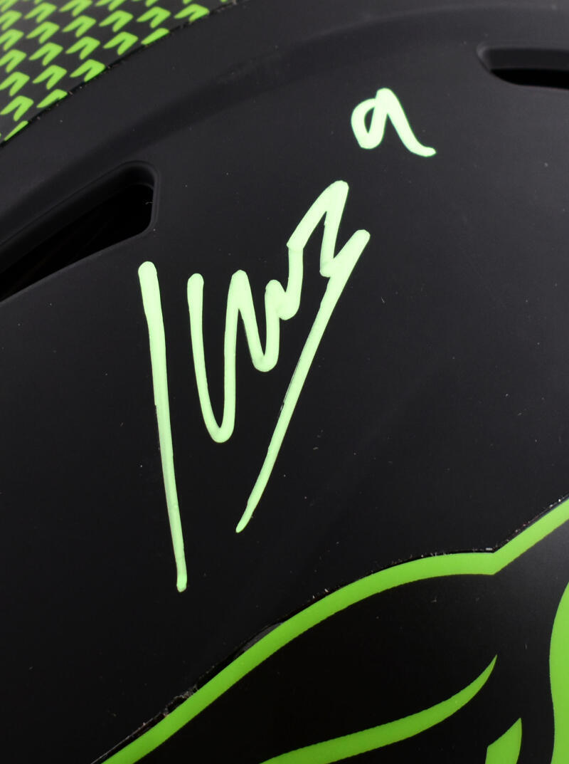 Kenneth Walker III Signed Seahawks F/S Eclipse Speed Authentic Helmet- BA W Holo