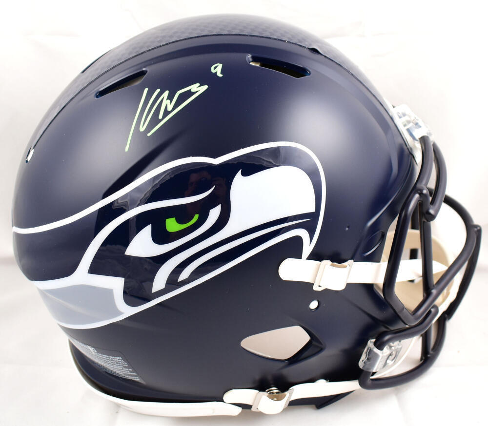 Kenneth Walker III Signed Seattle Seahawks F/S Speed Authentic Helmet- BA W Holo