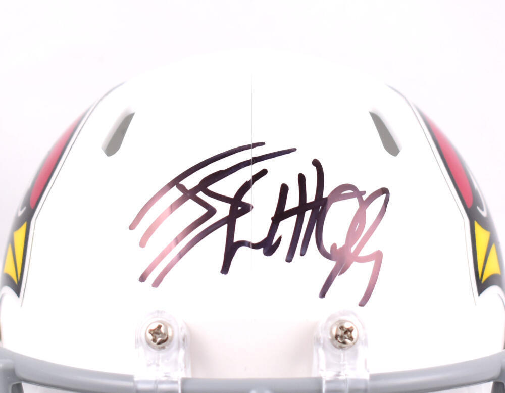JJ Watt Autographed Arizona Cardinals Speed Mini Helmet- Beckett W Hologram