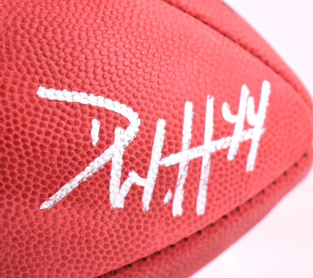 Derek TJ JJ Watt Autographed NFL Duke Authentic Football- Beckett W Hologram