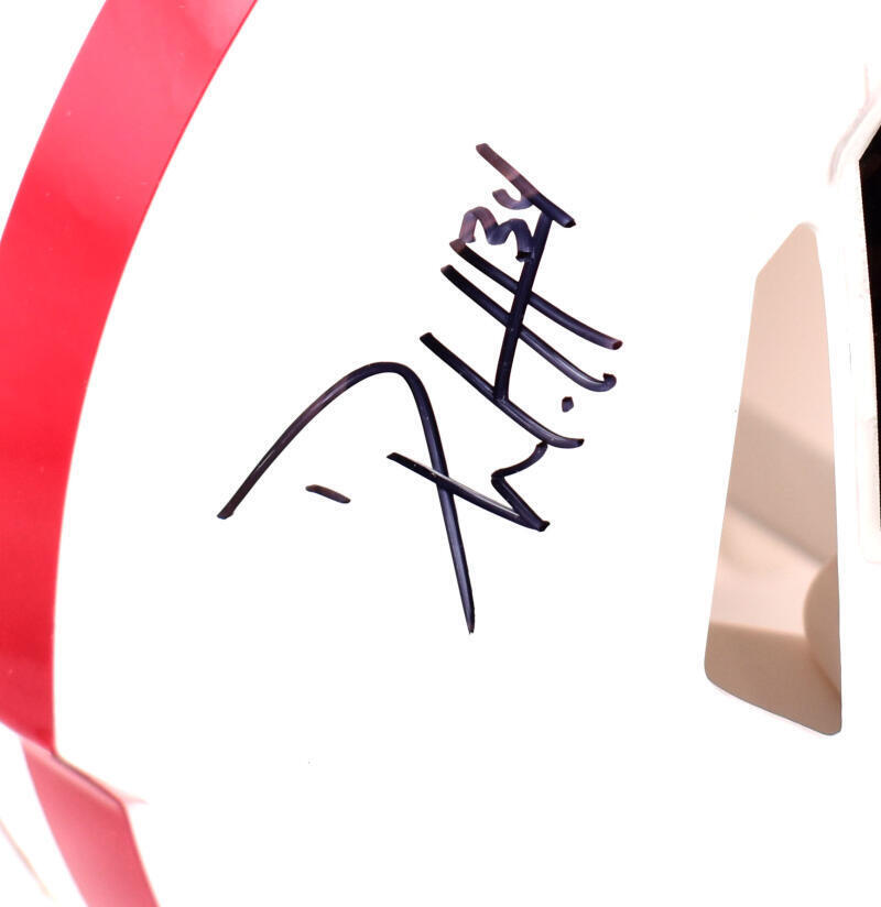 Derek TJ JJ Watt Signed Wisconsin F/S Speed Authentic Helmet-Beckett W Hologram