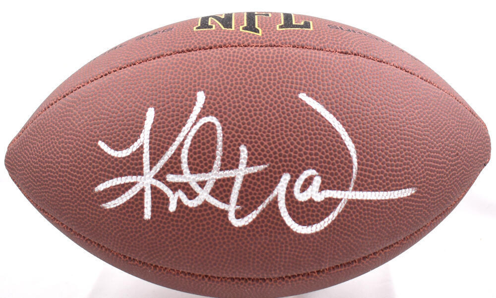 Kurt Warner Autographed Wilson Super Grip Football - Beckett W Hologram *Silver