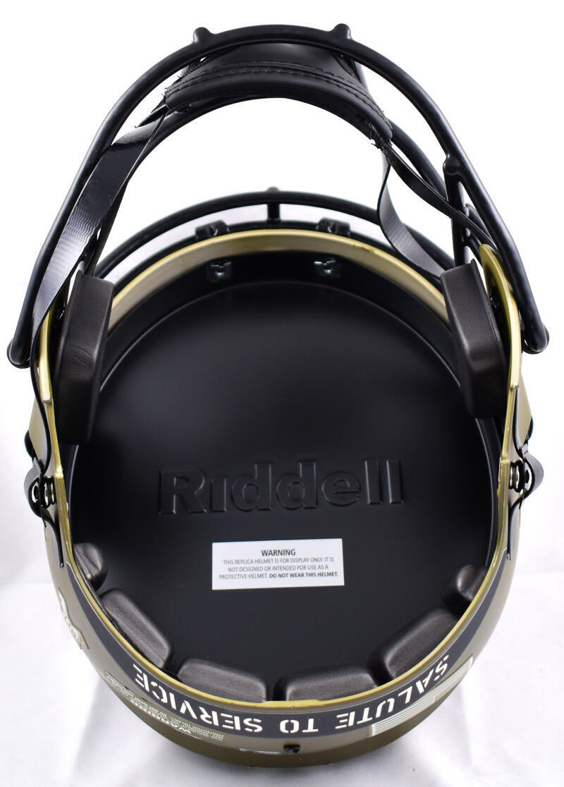 Jason Witten Signed Cowboys F/S Salute to Service Speed Helmet- Beckett W Holo